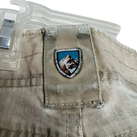 Kuhl Rydr Lean Pants Mens Fits 42 x 24 Hiking Outdoor Beige Destroyed Holes - Picture 12 of 14